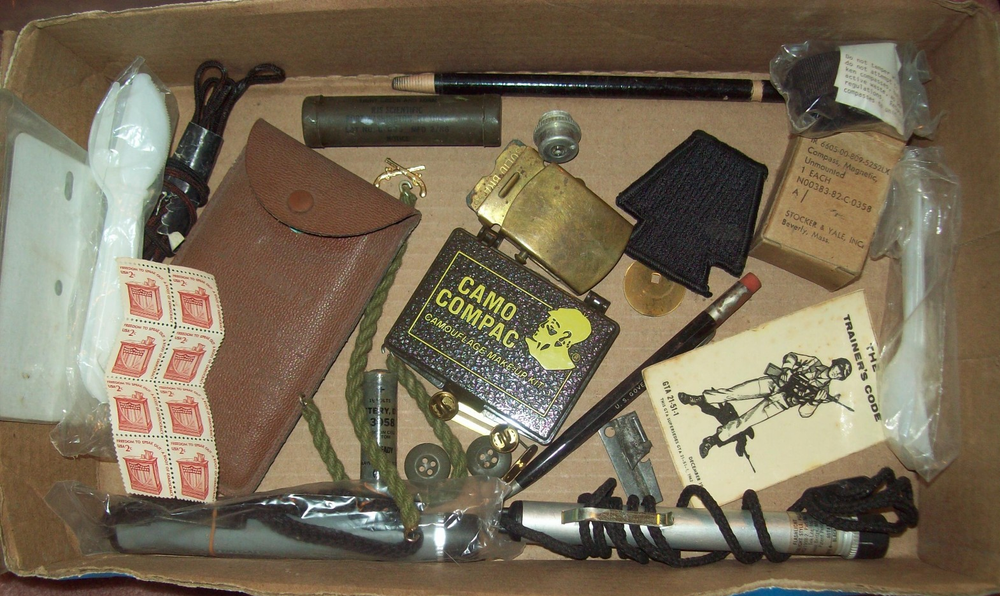 Vintage Junk Drawer Lot Pins, Military Medals, Collectibles Novelty Items