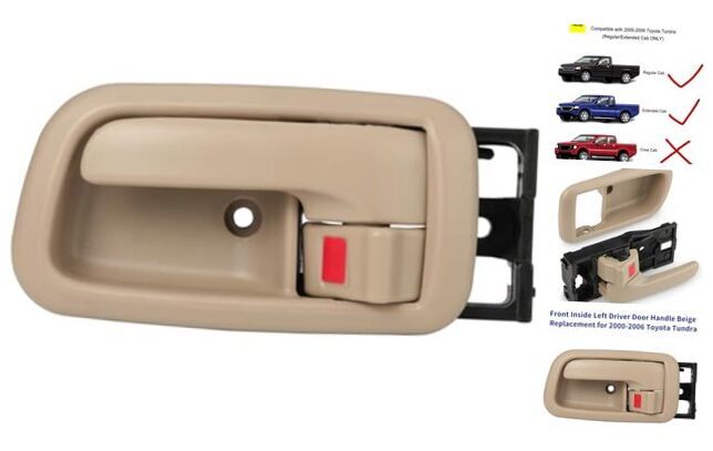 Front Left Drive Interior Inside Door Handle for Toyota Tundra