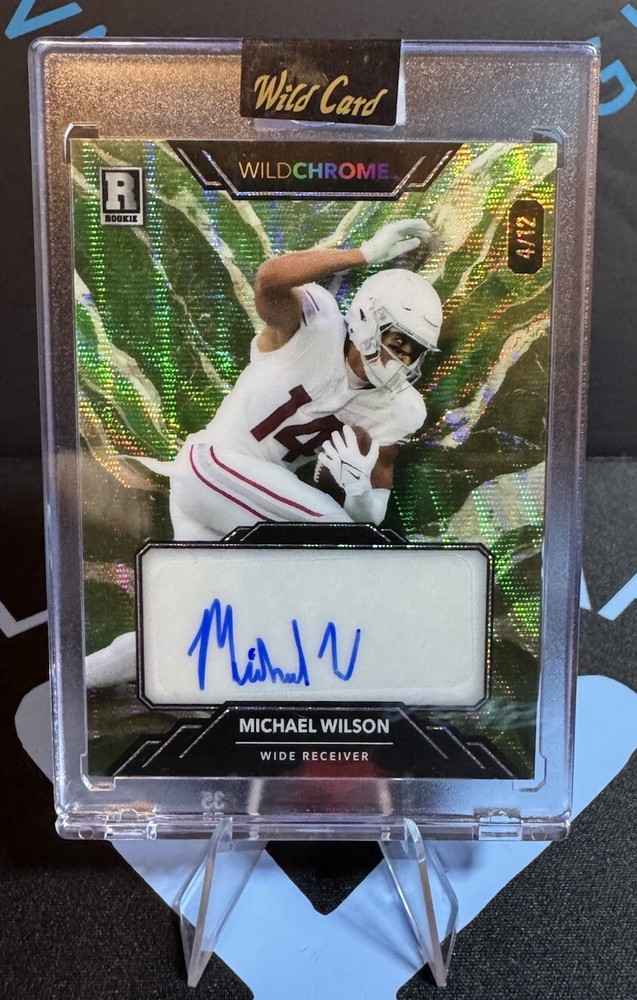 Michael Wilson 2023 Wild Card Rookie Auto 4/12 #WCM-A