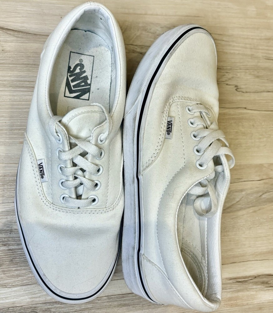 Vans Shoes Mens Size 8 White Lace Up Vans