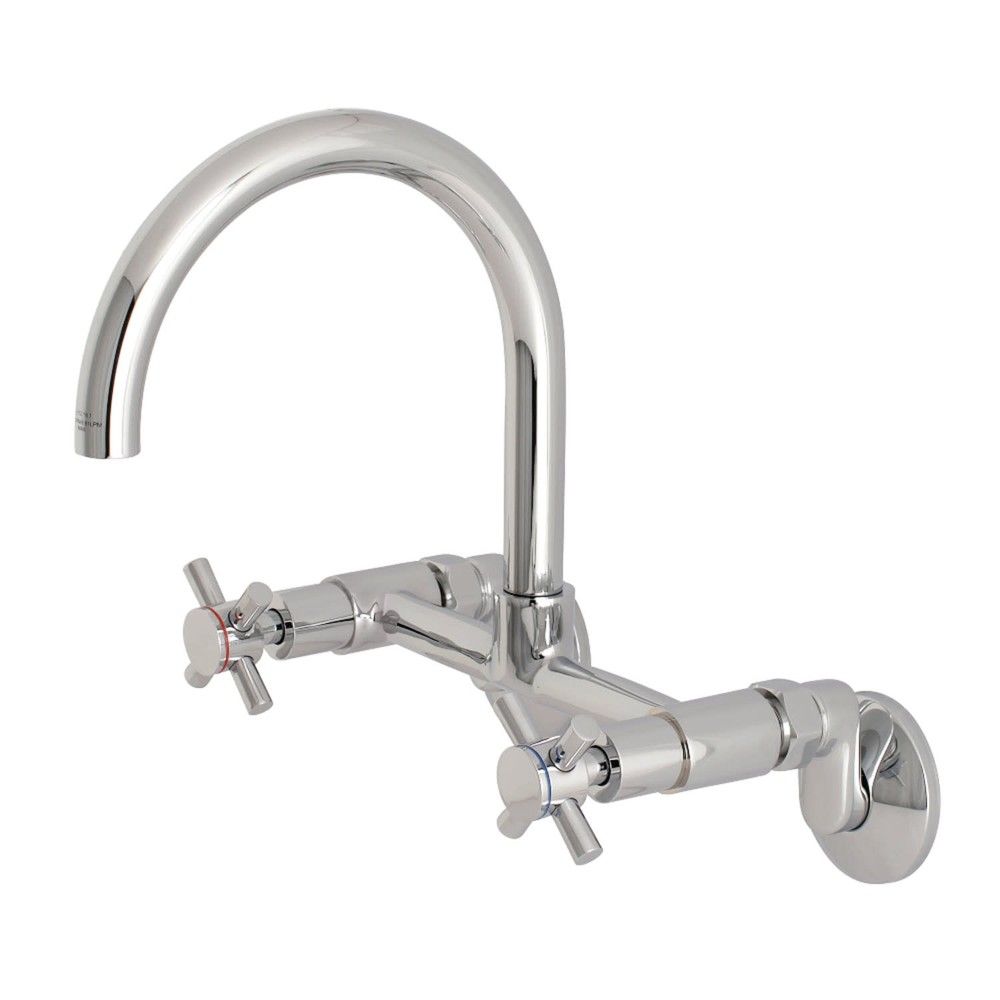 Kingston Brass KS414 Concord 1.8 GPM Widespread Bridge Kitchen - Chrome