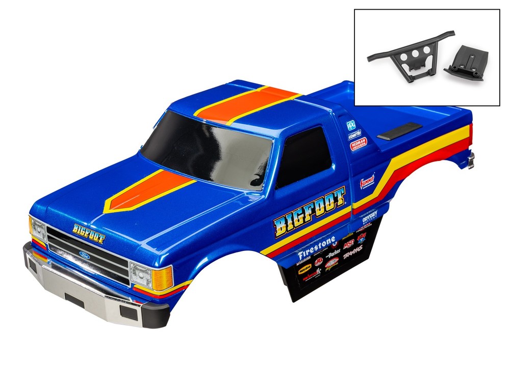 Traxxas 1/10 Bigfoot 4x4 BL-2S RTR Monster Truck with Clipless Blue Body 9020-BLUE