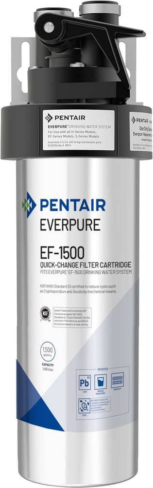 Pentair EF-1500 Full Flow Drinking Water System, EV985800, includes Filter He...