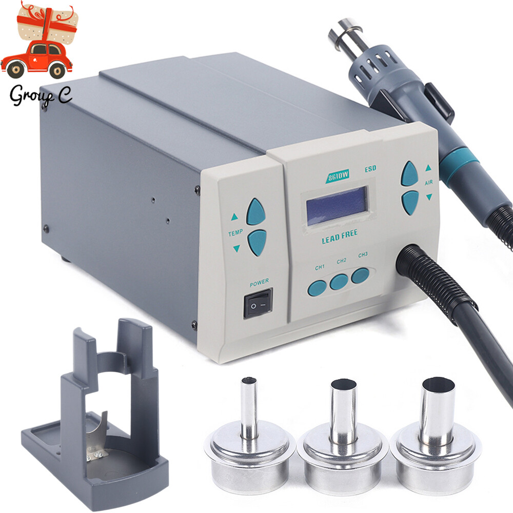 1000W Soldering Hot Air Heat Gun Hot Digital Display Air Rework Station 861DW