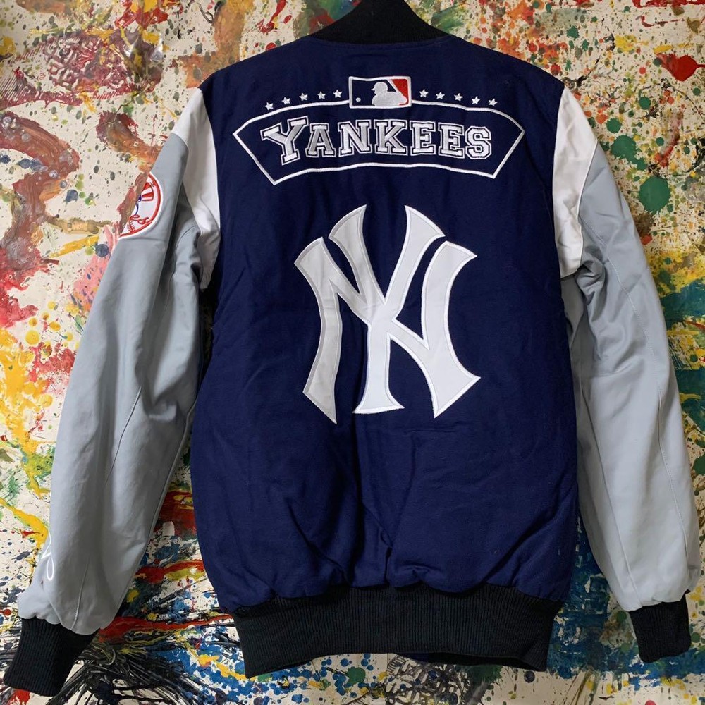 New York Yankees MLB Stadium Jacket Blouson Autumn Winter Size S-2XL