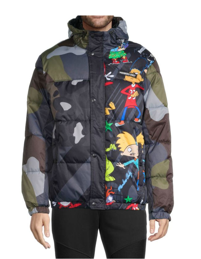 Members Only x Nickelodeon Mash-Up Puffer Jacket Retro Collab-image