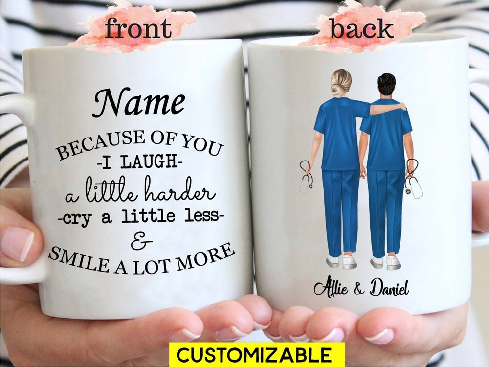 Nurse Cup Scrub Mug Friend Mug Scrub Nurse Friend Gift Nursing Friend Mug