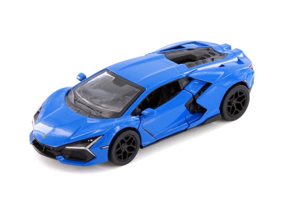LAMBORGHINI REVUELTO HARDTOP BLUE 1/38 DIECAST CAR KINSMART 5459D