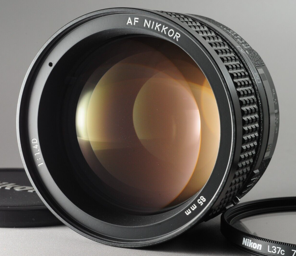 Mint Nikon AF NIKKOR 85mm F/1.4 D Portrait Lens Black From Japan #3400