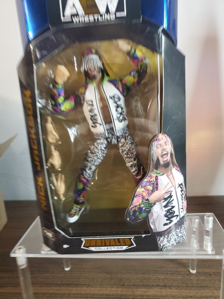 Unrivaled Nick Jackson Wrestling Action Figure Walmart Exclusive AEW Collectible