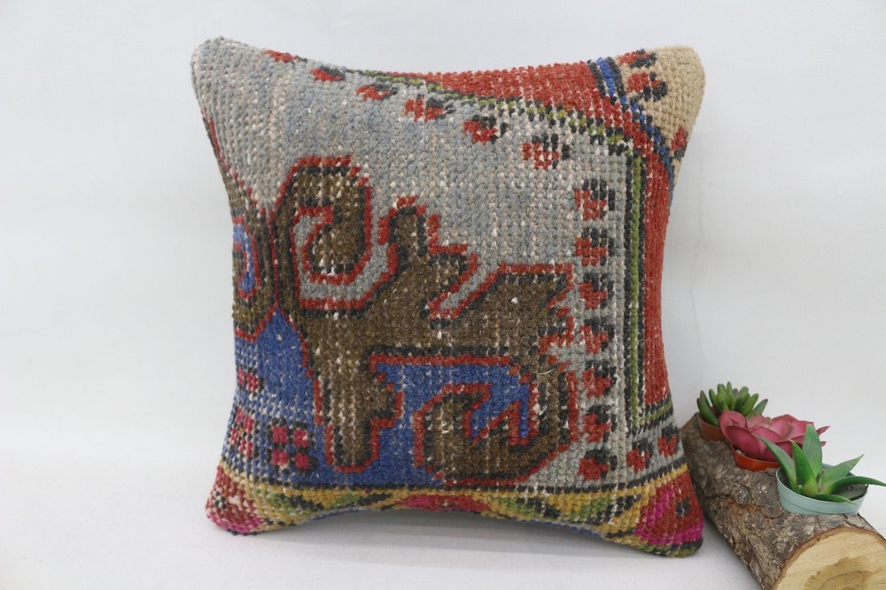 Turkish Kilim Pillow, Pillow, 14