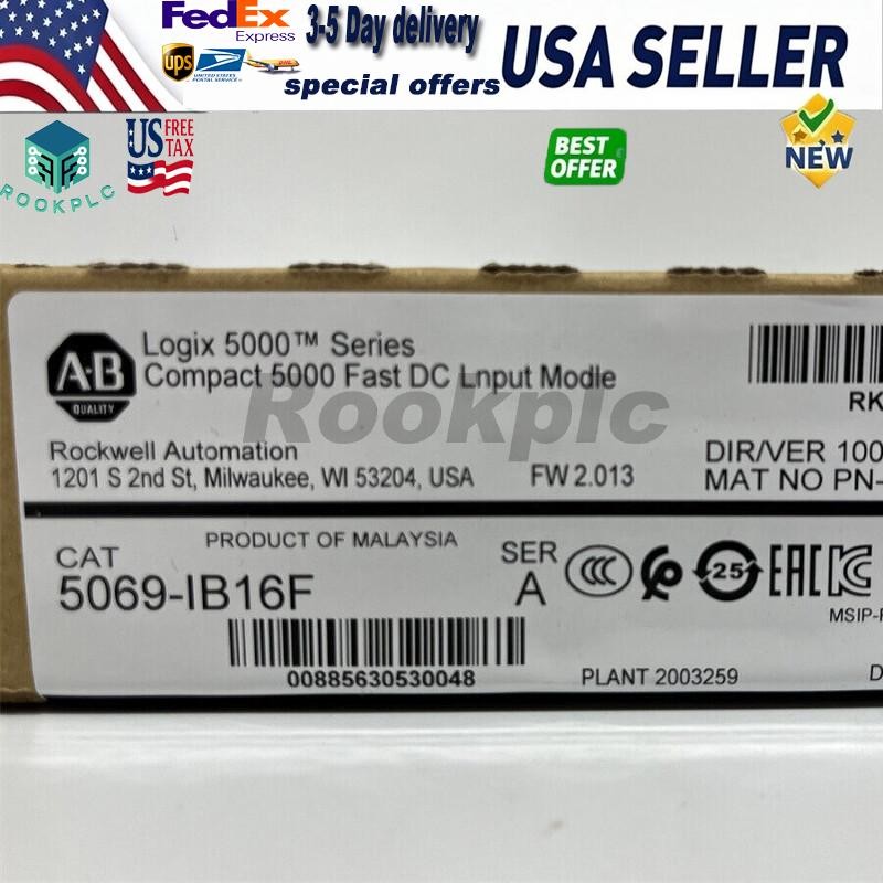 New Sealed Allen-Bradley AB 5069-IB16F SER A Compact I/O Input Module