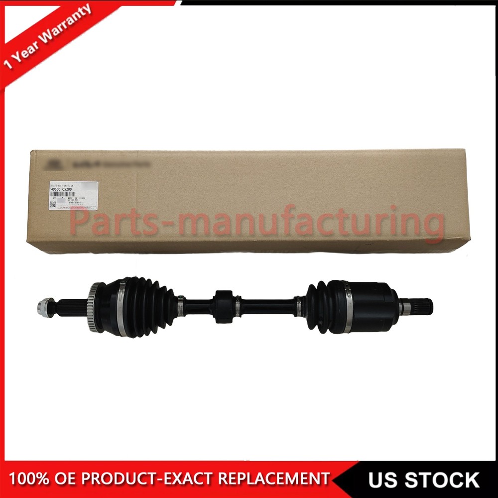 Fits 2013-2016 Hyundai Santa Fe Sport 2014-2015 Kia Sorento CV Axle Shaft Set