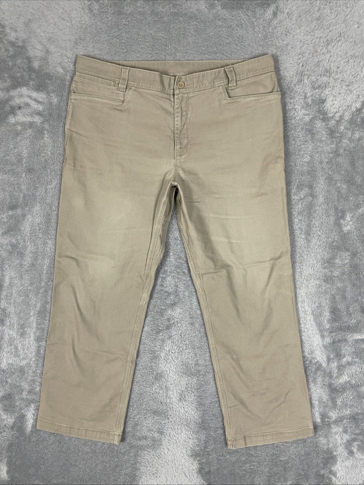 North Face Cliff Rock Crag Mens 40 Beige Canvas Relaxed Straight Pants