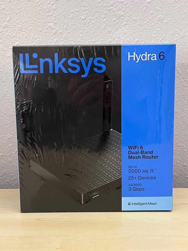 Linksys Hydra 6 Dual-Band Mesh AX3000 Wi-Fi 6 MR2000 Router - NEW FACTORY SEALED