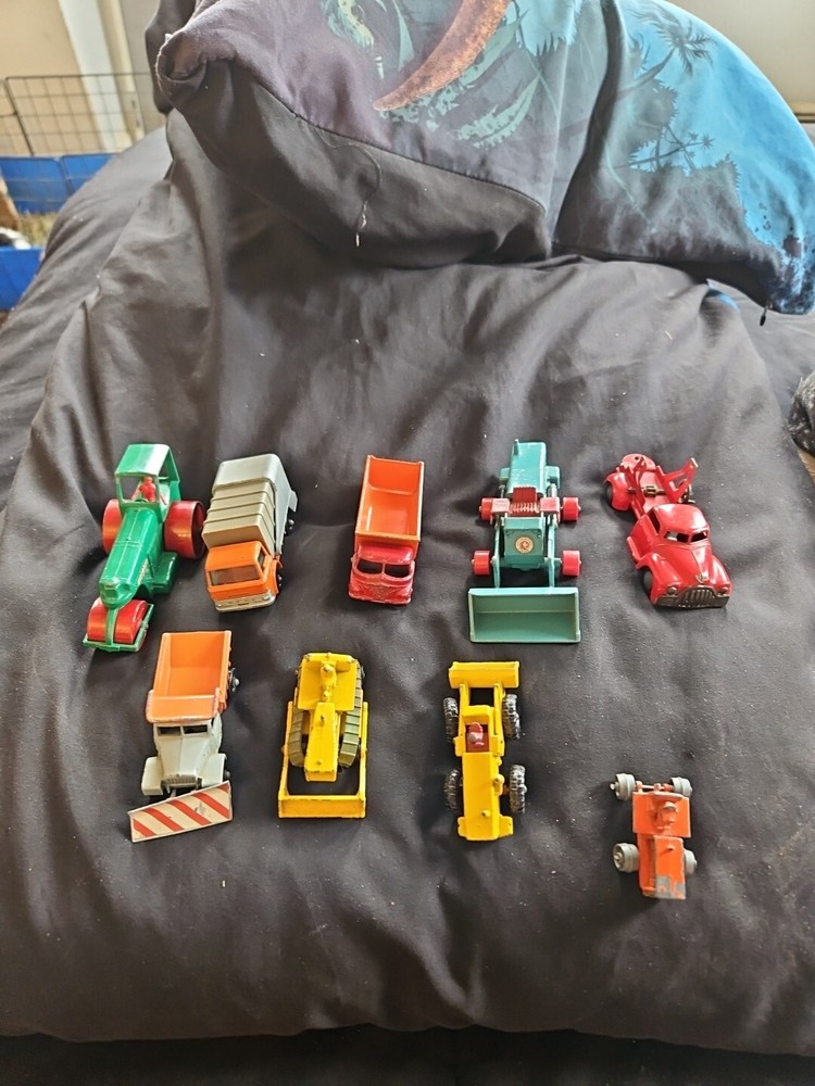 Vintage Matchbox Lesney Lot of 9 Diecast Cars