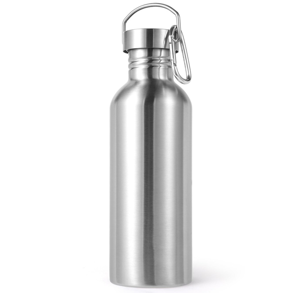 32oz Uninsulated Single Walled Water Bottle, Stainless Steel Sports Water Bot...