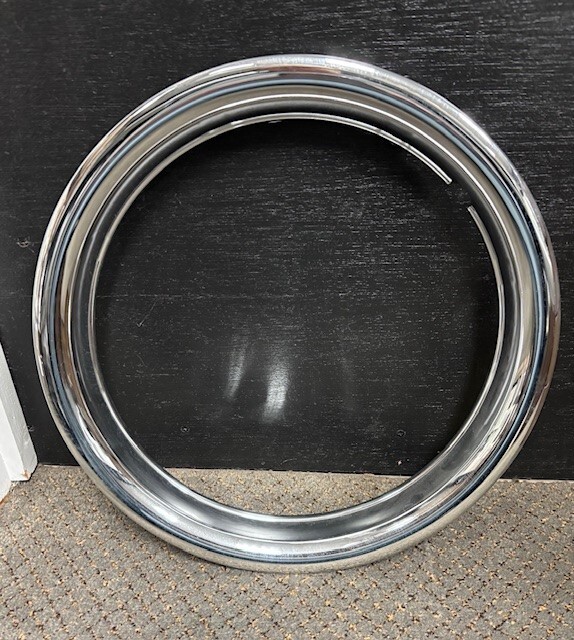 Chrome Trailer Wheel Hubcap Covers