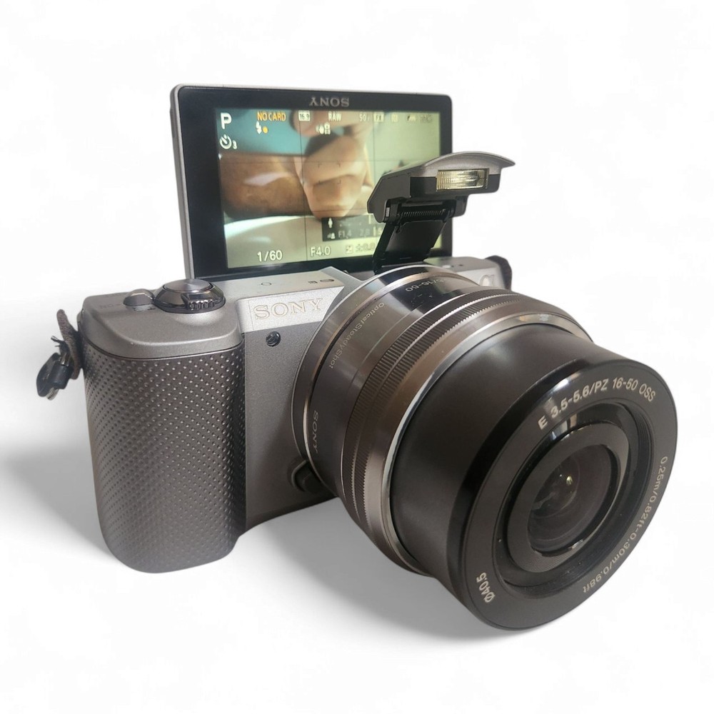 Sony Alpha a5000 20.1MP Mirrorless Camera with 16-50mm OSS Lens