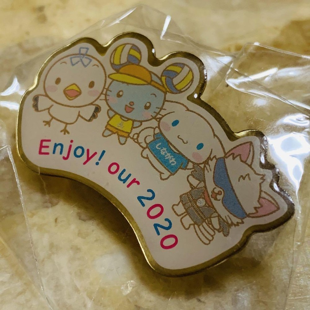 Tokyo Olympics 2020 Shinagawa Tourism Ambassador Cinnamoroll Pin Badge Sanrio
