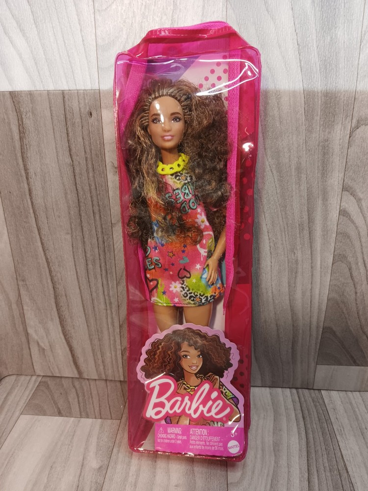 Barbie Fashionistas Doll 201 - Graffiti Print Shirt-Dress. New Same Day Shipping