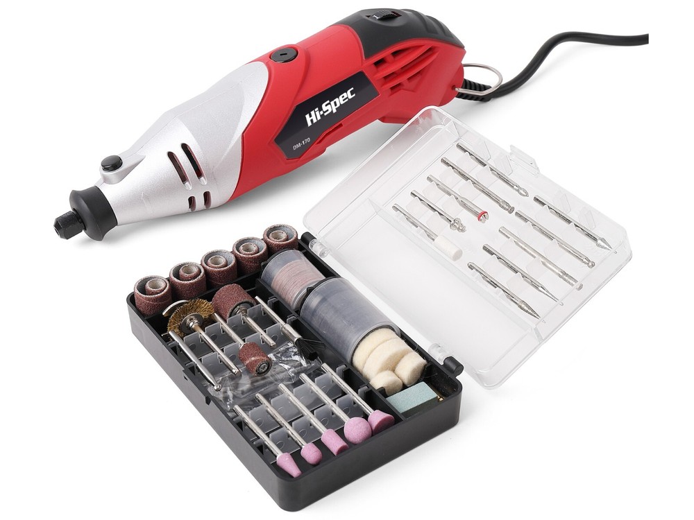 Variable Speed Rotary Tool Kit DIY Multi-Accessory Dremel Compatible 130-160W