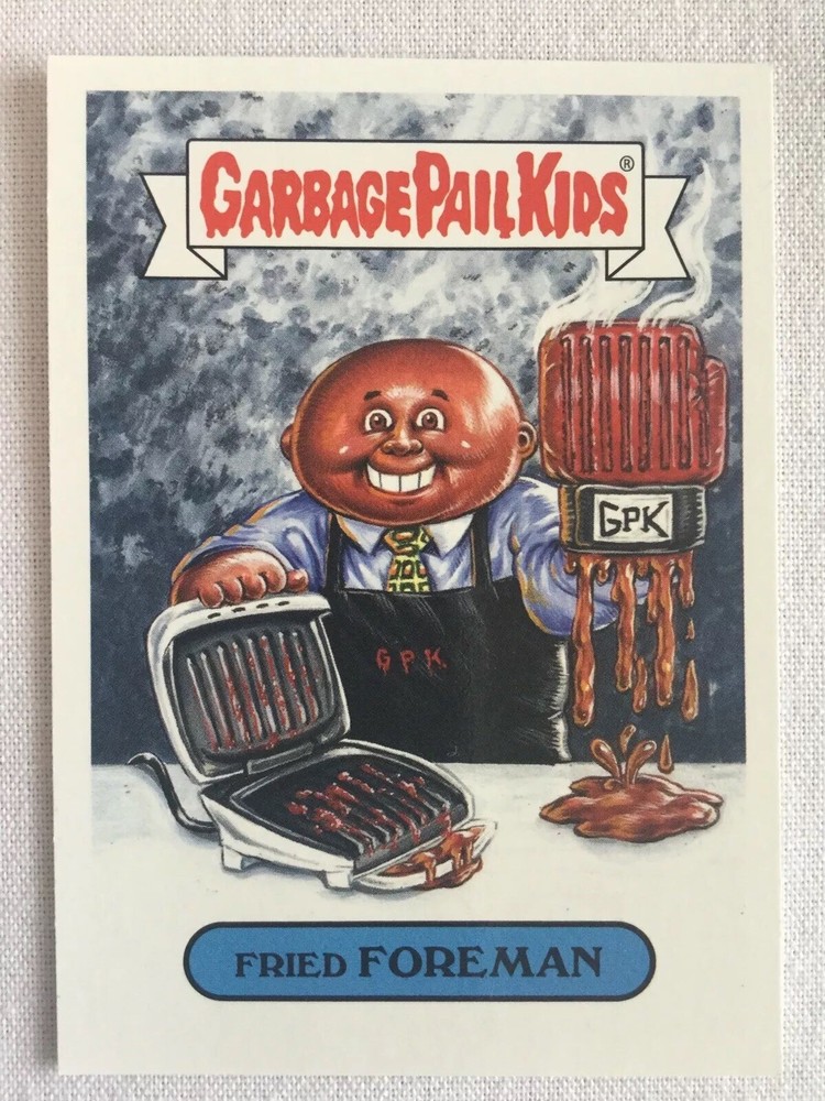 Garbage Pail Kids 2019 Topps Sticker We Hate The ‘90s Music Fried Foreman 8b