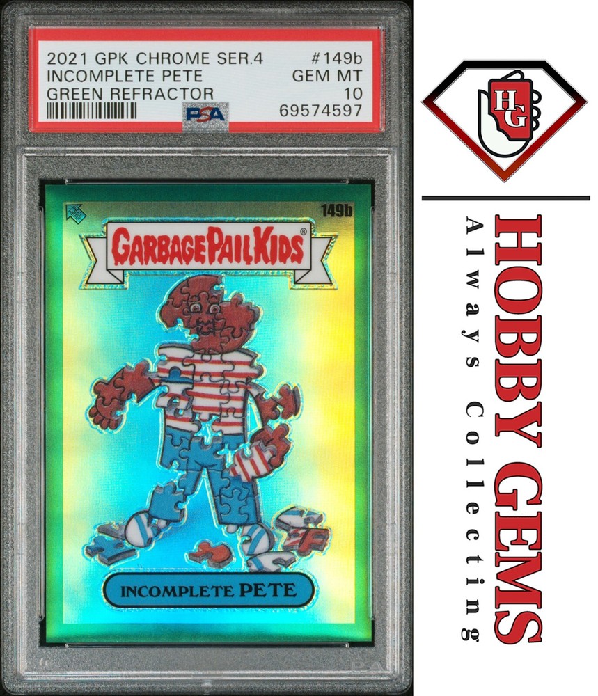 INCOMPLETE PETE PSA 10 2021 Topps Chrome Green Refractor 70/299 149b GPK