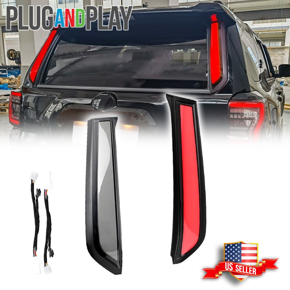 LED Smoke Tail Lights Brake Signals For Toyota 4Runner 2010-2023