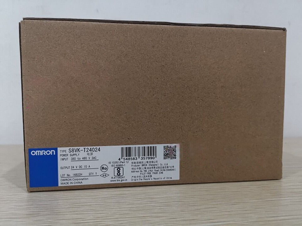 S8VK-T24024 New Omron 24VDC 240W 3P Power Supply S8VKT24024
