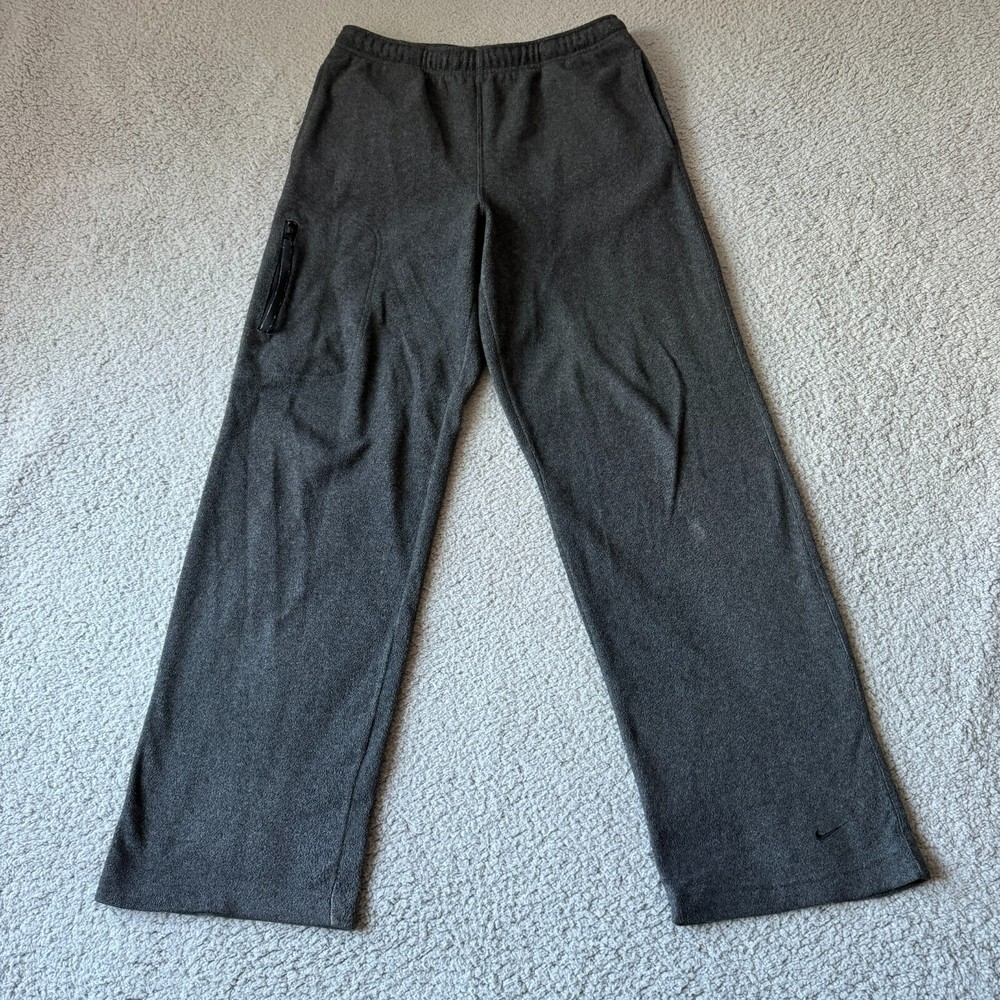 New Nike Gray Fleece Joggers for Men Small Training Gym Athletic Sweatpants