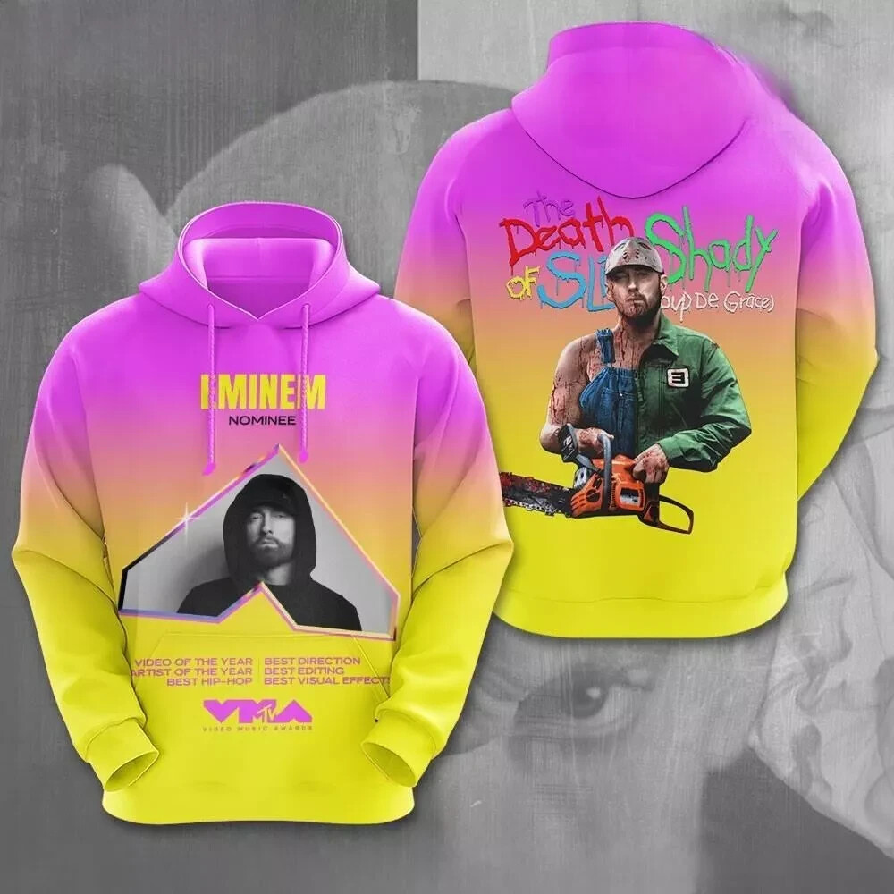 Eminem The Death Of Slim Shady Colorful Hoodie
