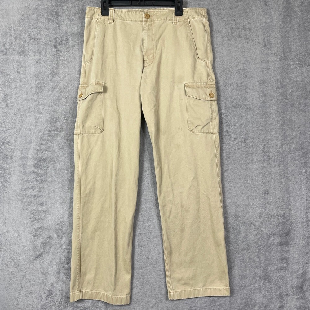 The North Face Cargo Pants Mens 34 Beige Straight Hiking Outdoor Casual 34x32
