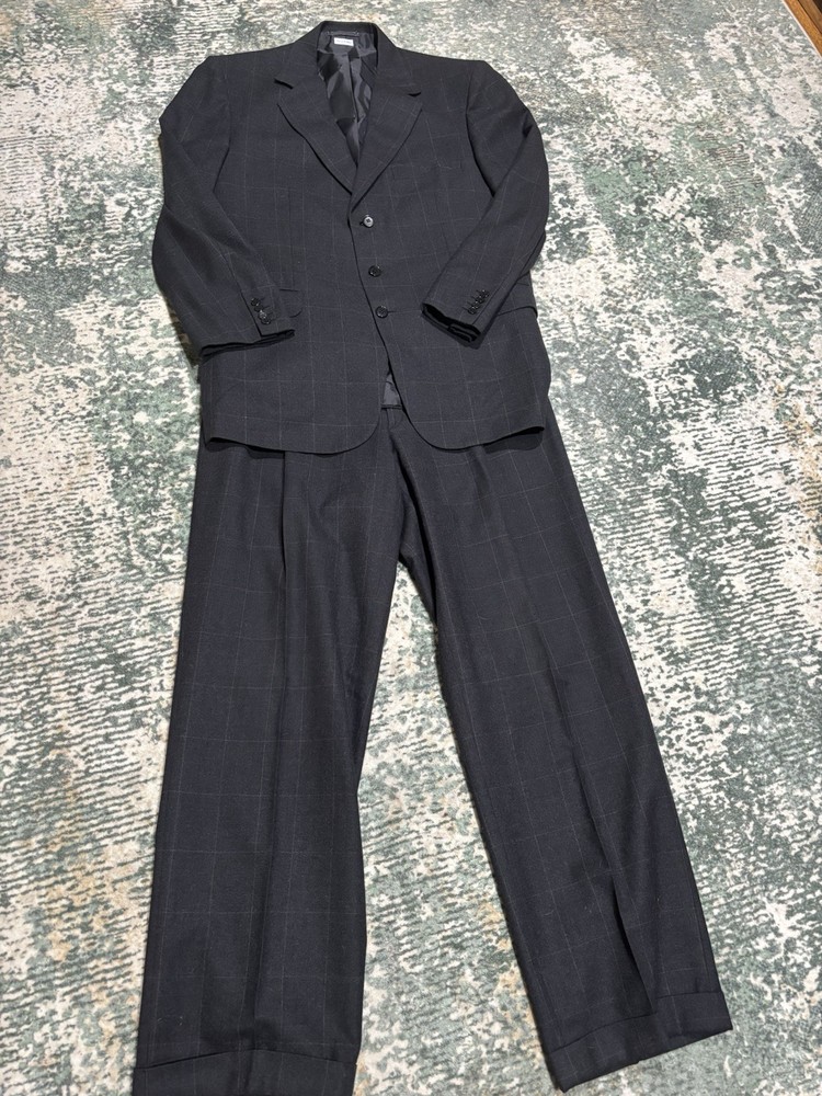 Battaglia Beverly Hills By Brioni All Wool Suit