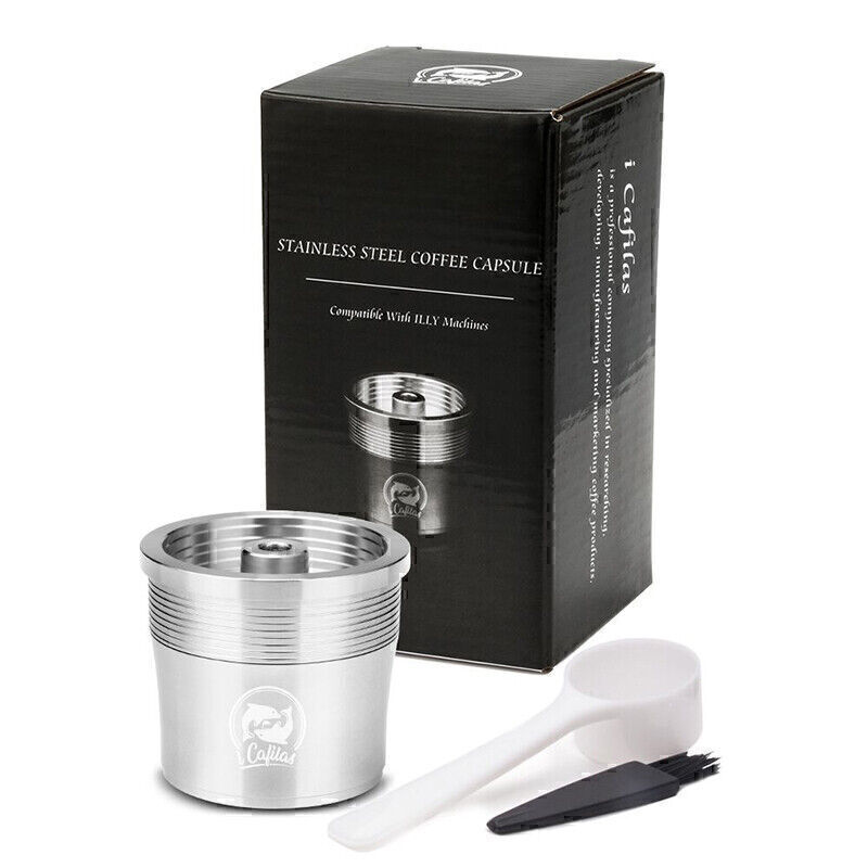 Reusable 304 Stainless Steel Coffee Capsule Holder Filter Set