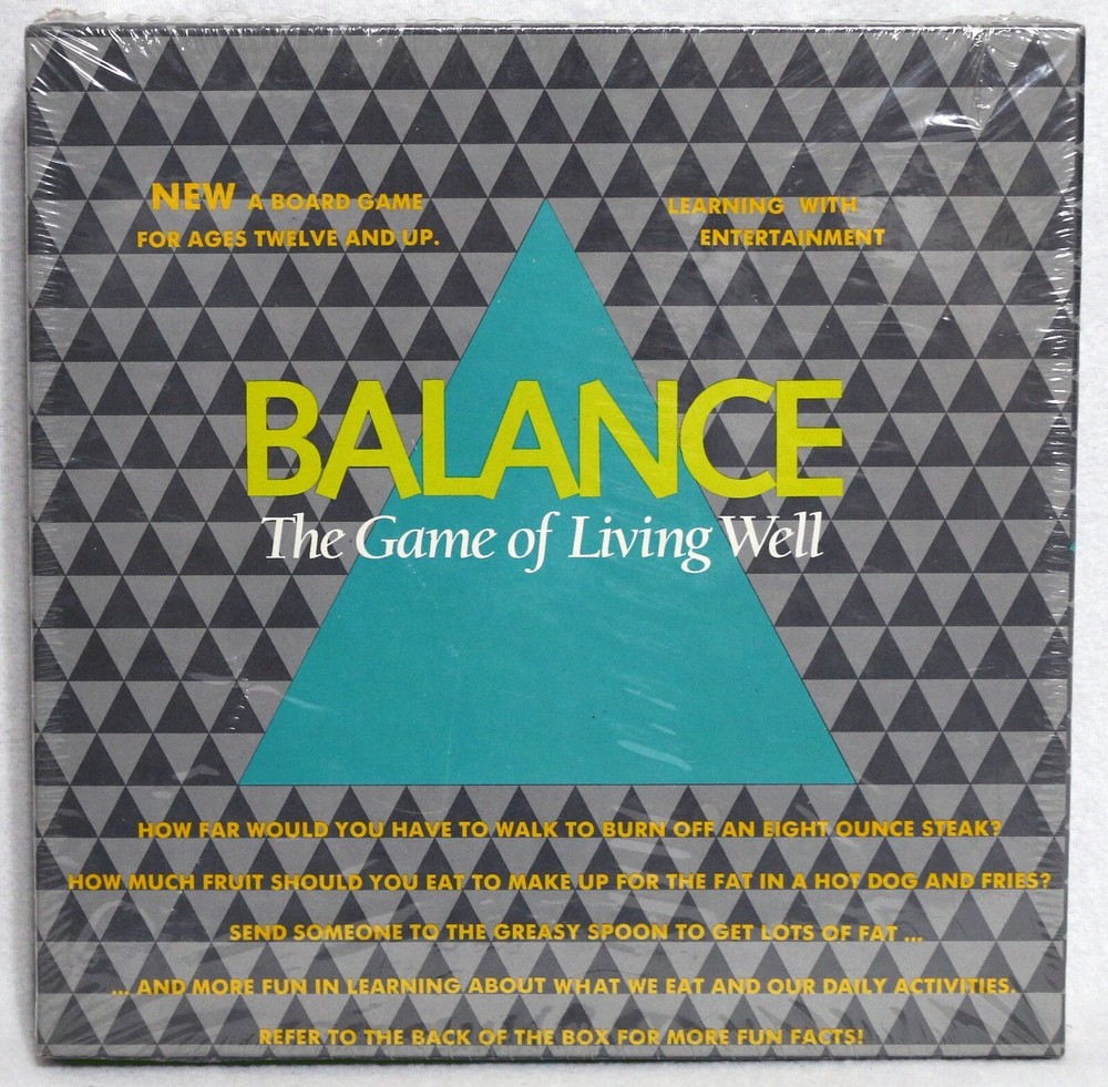 Balance The Game of Living Well 1987 Vintage Sealed Rare Gem
