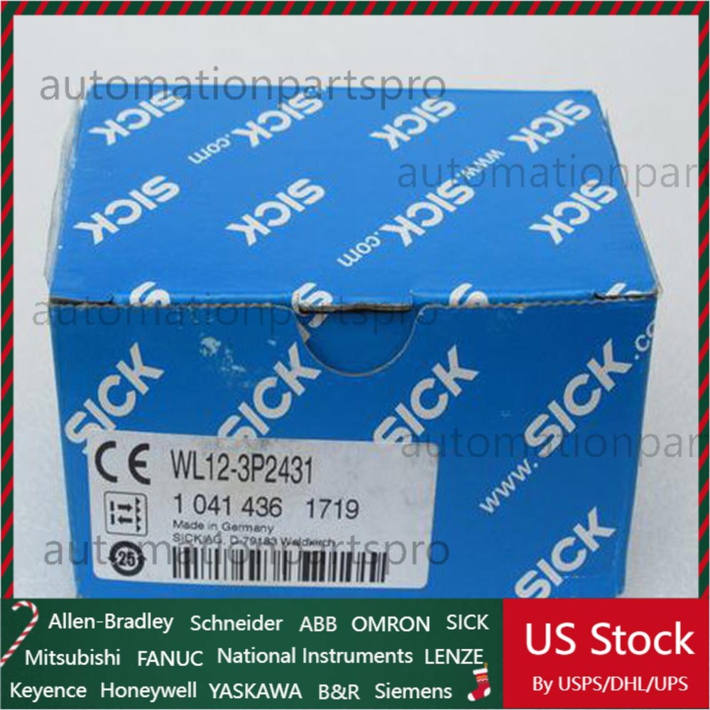 1pcs new sick Photoelectric switch WL12-3P2431 1041436 ship DHL