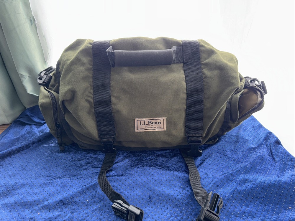 LL Bean Canvas Weekender Duffle Bag for Travel and Gym