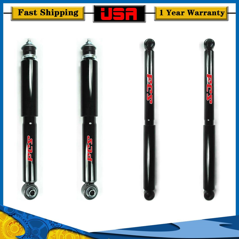 Front & Rear Shocks For 2002 - 2005 Dodge Ram 1500 4x4 4WD FCS Set of 4
