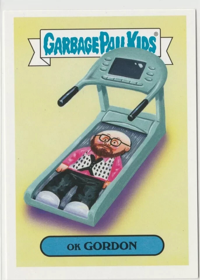 OK Gordon #9a Garbage Pail Kids GPK 2017 Battle of the Bands Trading Card