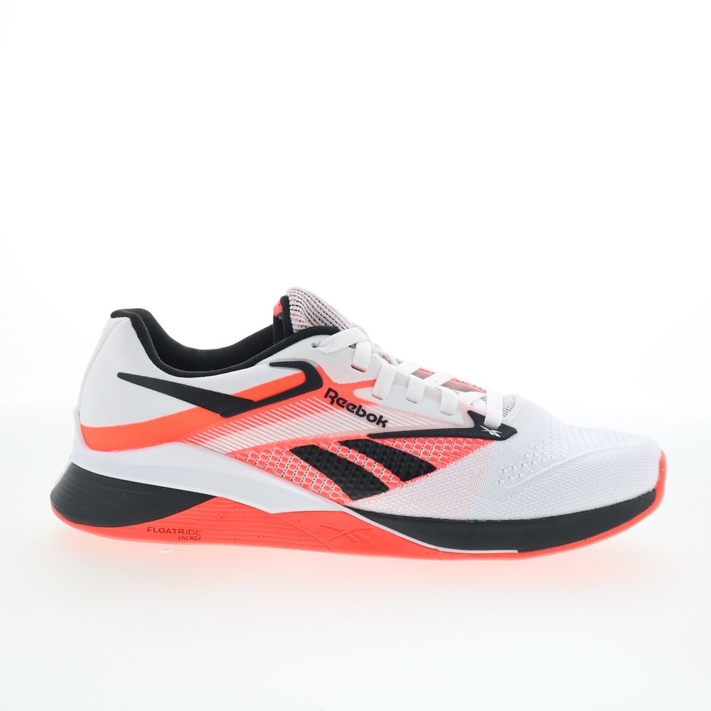 Reebok Nano X4 Womens White Mesh Lace Up Athletic Cross Training Shoes 8