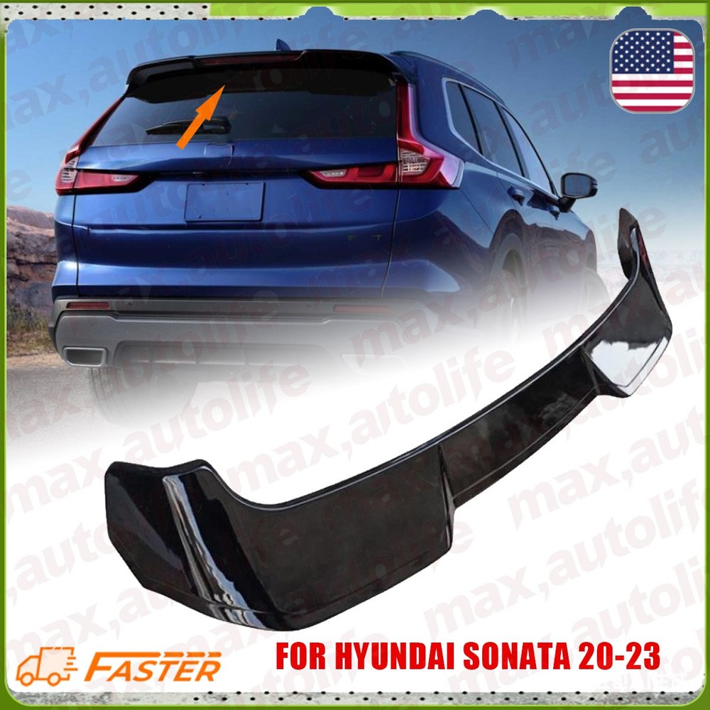 FOR HONDA CR-V CRV M STYLE 2023-2025 TOP ROOF LID SPOILER EXTENSION GLOSS BLACK