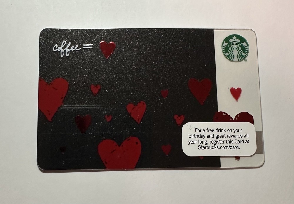Starbucks Gift Card Collectable “Coffee = Love” 2011-image