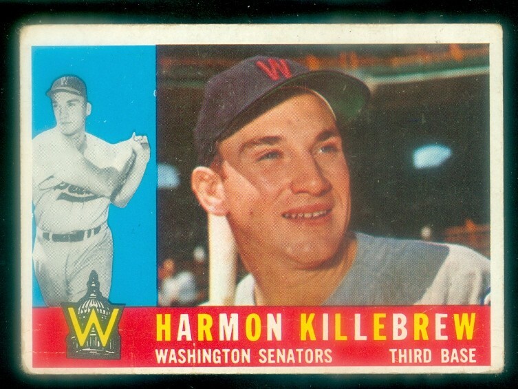 Harmon Killebrew 1960 Topps #210 bueno