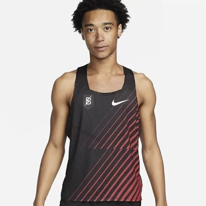 Nike Dri-FIT ADV AeroSwift Bowerman Track Club Running Shirt DR5808-010 SIZE L