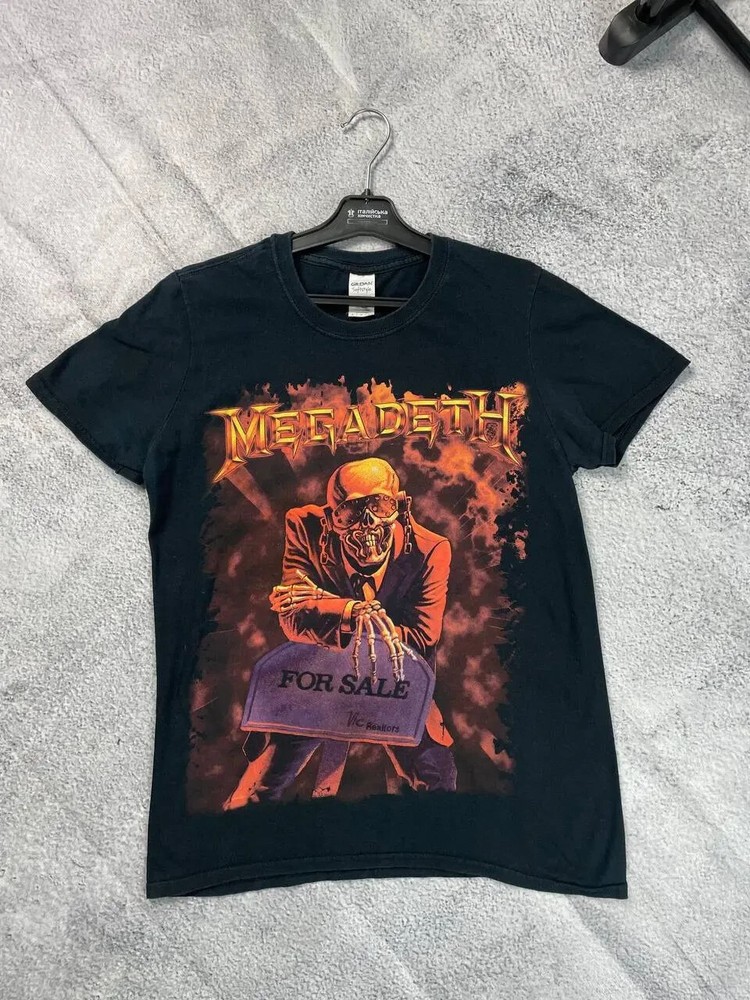 megadeth metal rock band t shirt