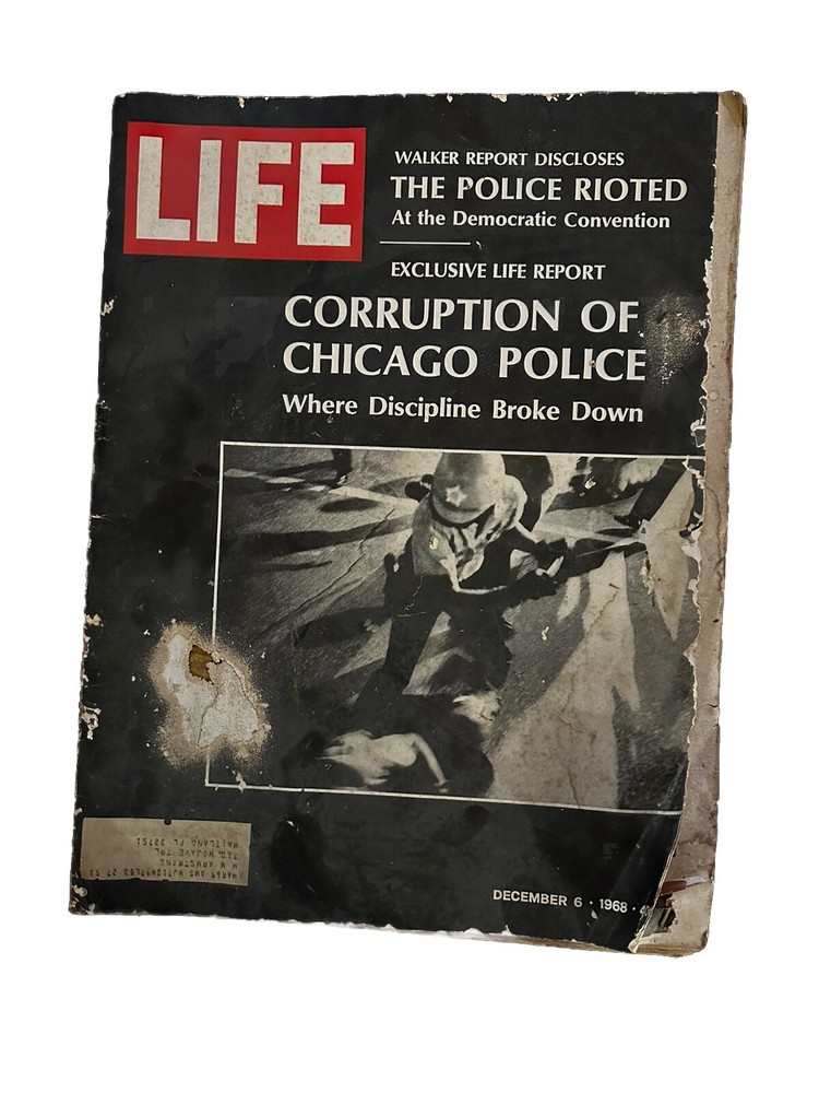 Vintage LIFE Magazine December 6, 1968 Corruption of Chicago Police (1)