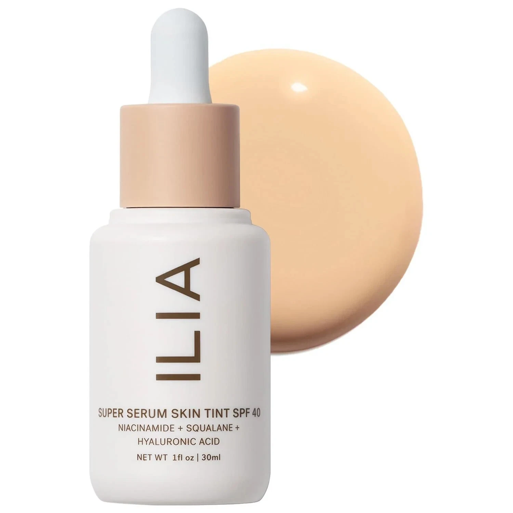 ILIA Super Serum Skin Tint SPF 40 in ST3 Balos 1 oz with Free Shipping