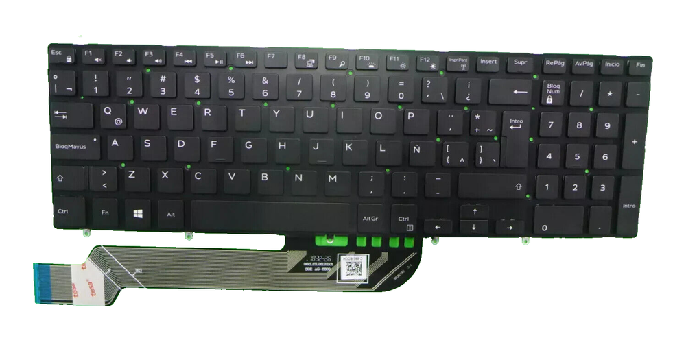 Dell Inspiron 17 7773 7779 7778 Laptop Spanish Backlit Keyboard 8Y88W