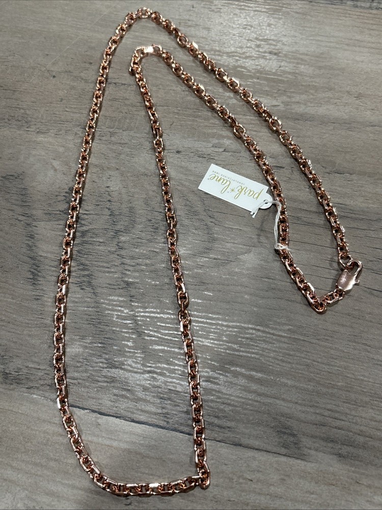 Park Lane Verona 32-inch Rose Gold Chain Necklace NWT